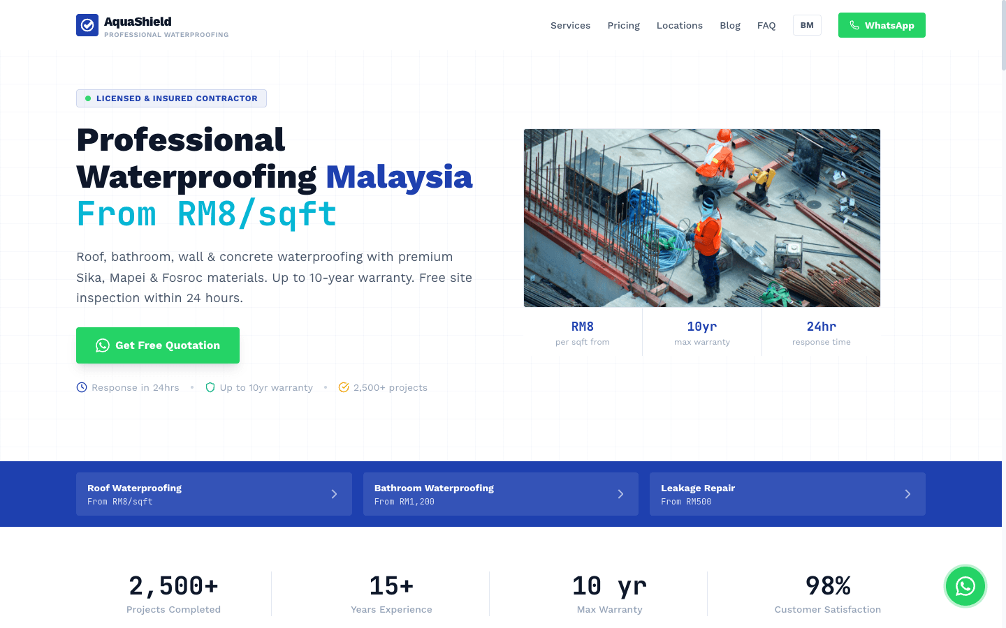 AquaShield โ built by Kreativ Studio