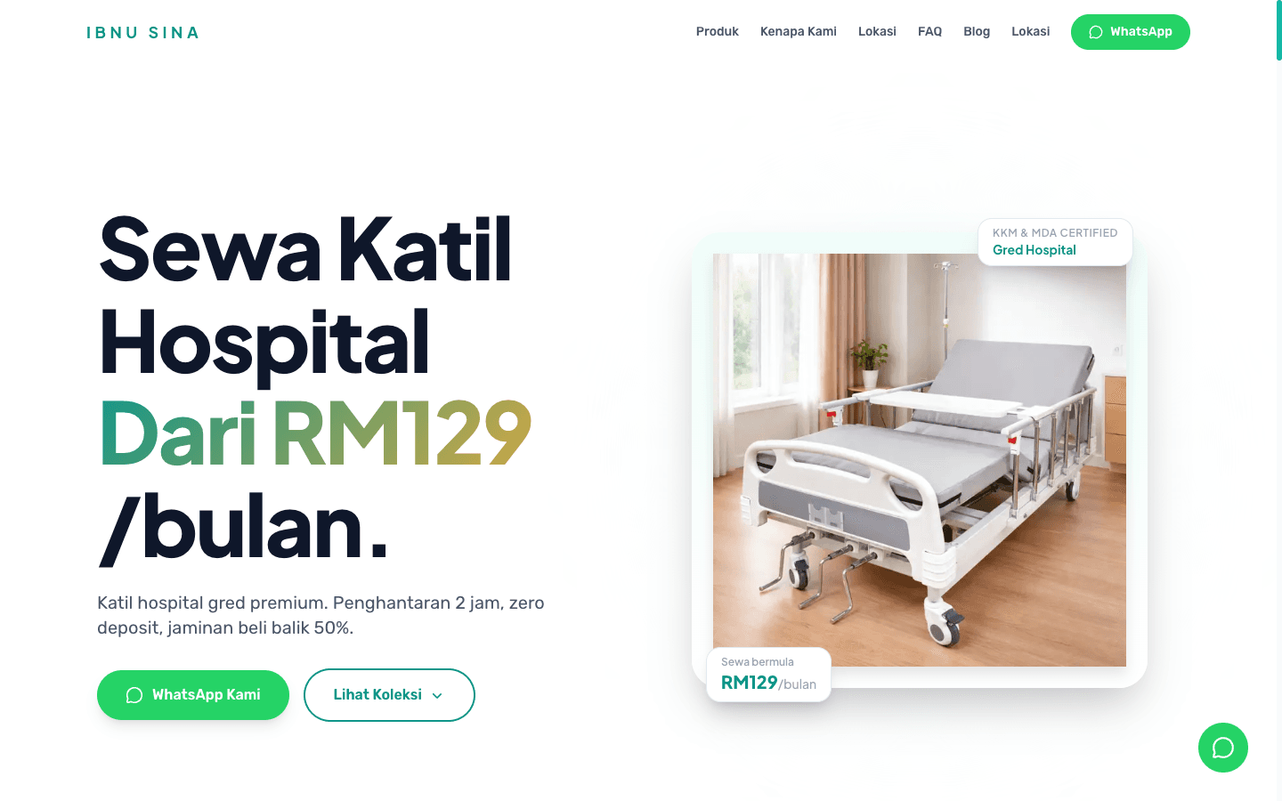 Ibnu Sina Medical โ built by Kreativ Studio